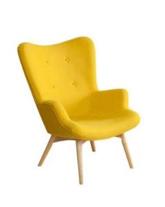 BERLIN Guest Chair, yellow